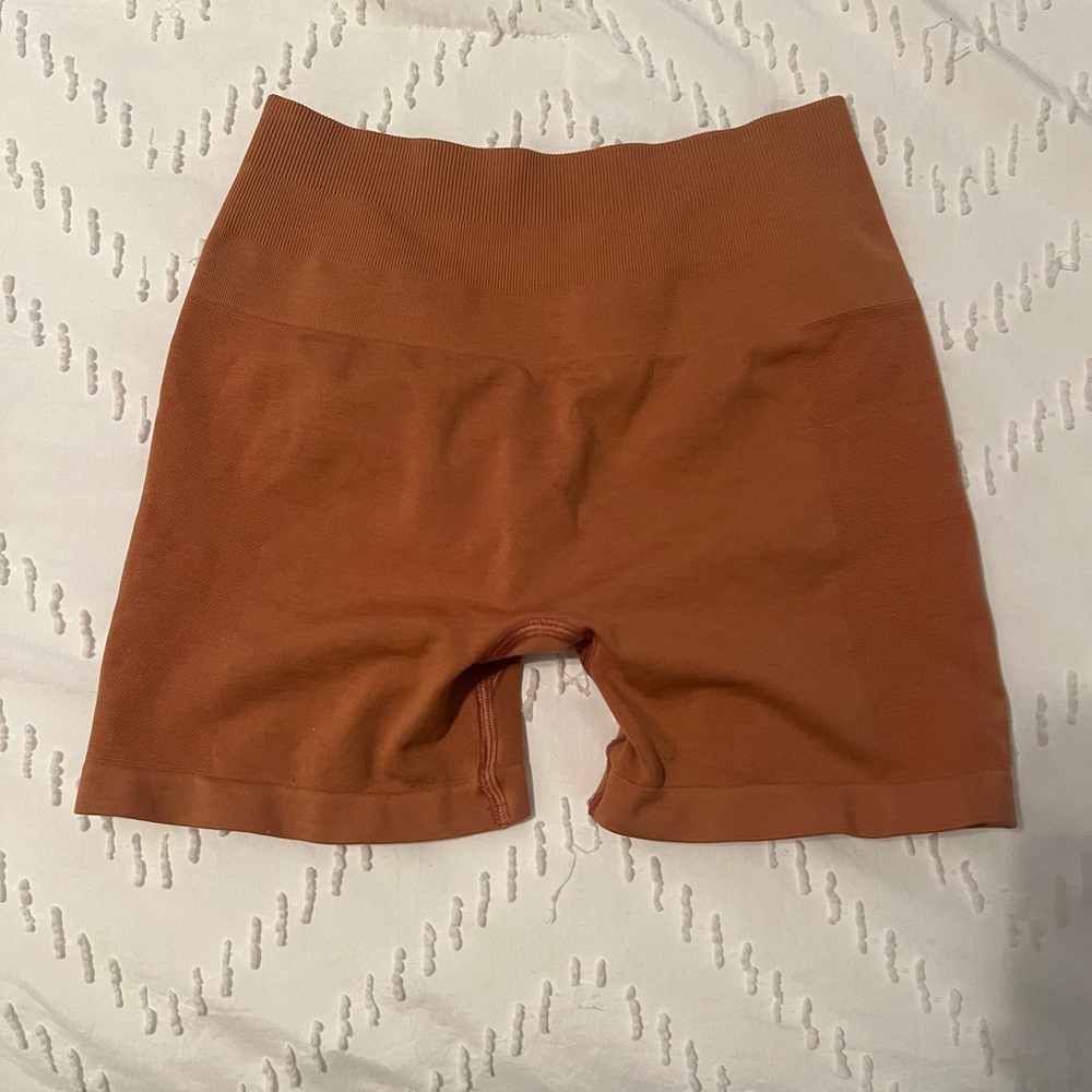 Alphalete mandarin amplify shorts. No longer sold in this length